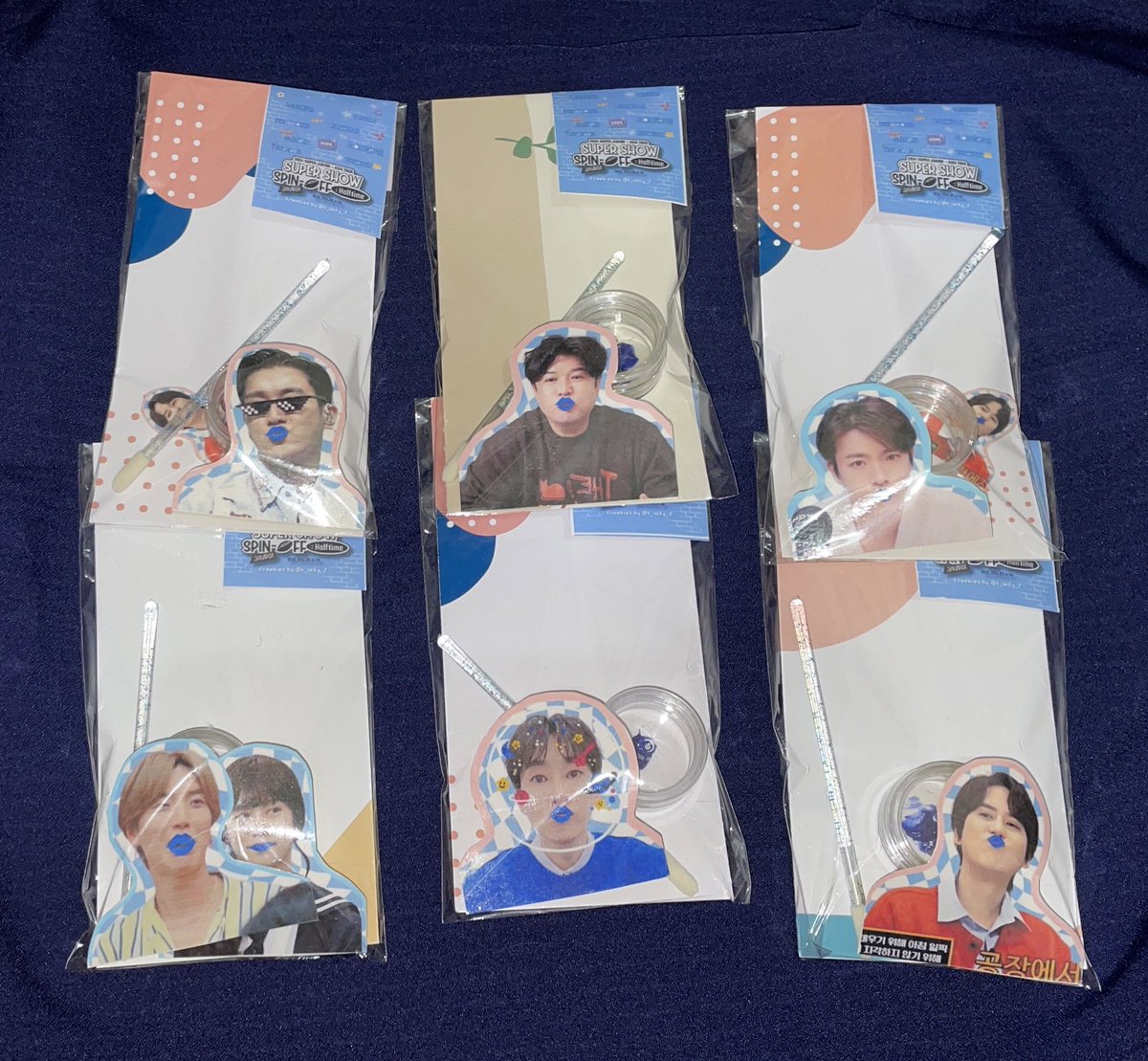 s_wdy_j's tweet photo. Masih nyicil freebies, biar lipcreamnya tidak kering 😆 nanti maap yah kalo ada yg dapet lipcreamnya kering, aku sudah memaksimalkan pack di hari H banget 

See you ELF 💙💙….
#SUPERJUNIOR #SPINOFFHALFTIME #ELF #FREEBIES https://t.co/ZCo8h39mCY