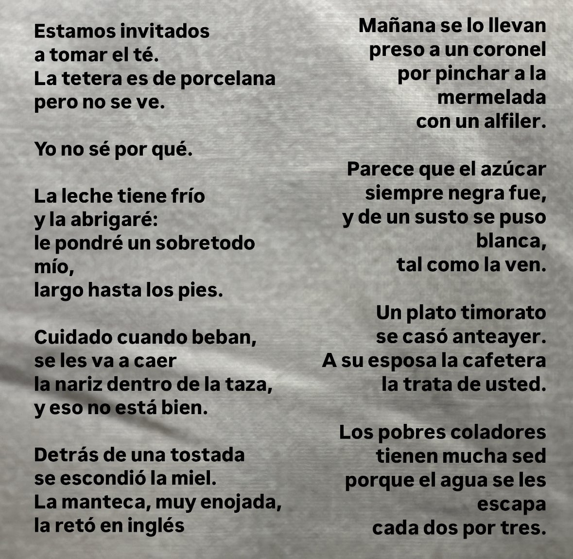 Se la saben de memoria en City Bell pero les dejo la letra para que la aprendamos todos y la cantemos mañana a las 5 de la tarde