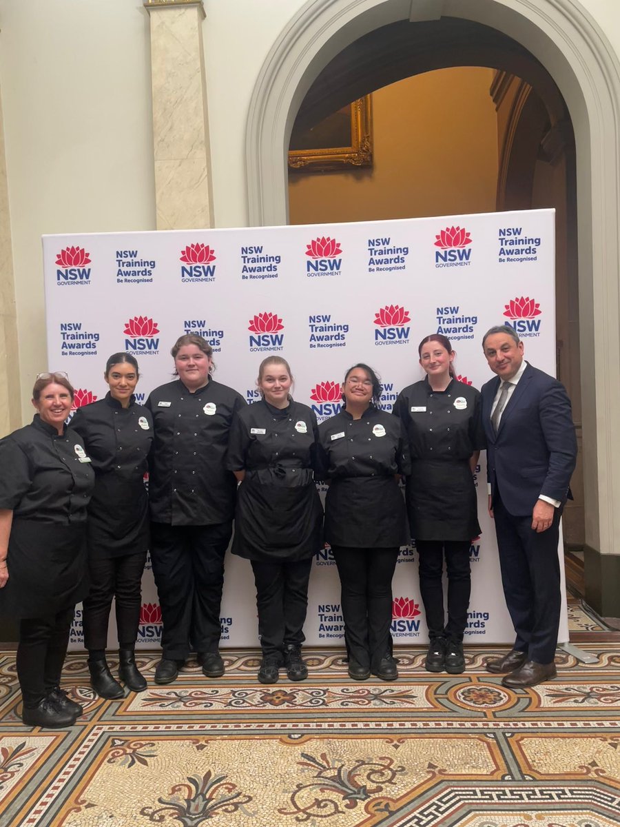 HighIngleburn's tweet photo. IHS Hospitality at the NSW Training Awards 

Last night, students from Y11 Hospitality were invited to assist in catering for the NSW Training Awards at Town Hall in Sydney.
This is our third year at this exclusive black tie event where we were one of only two schools asked to showcase Hospitality VET in public education.
Students prepared a selection of pre dinner canapés at school that they then served to award recipients, guests and dignitaries on the night.
Our students were once again highly praised for their culinary skills, their excellent service and their fantastic attitude! 
Thank you to Mrs Hull, Mrs Musgrove and Mrs McMurdo for their dedication in supporting our students in this exciting opportunity.@CathyArgyle @_iEndo @k_rigas @DebSummerhayes @dizdarm