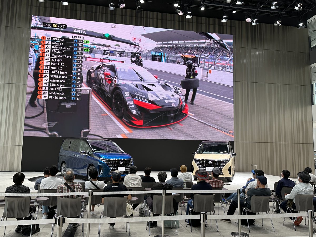 pitfm's tweet photo. 9月22日（日）　日産ホールにてスーパーGT菅生戦のPVイベント実施。12:30～17:00予定（開場11:30）先着順で600名。MC ： ハリー/岡本さくらゲスト： 吉田由美 （カーライフエッセイスト）/小倉茂徳（モータースポーツジャーナリスト） レポート ： サネカタイッセイ
https://t.co/KG7dZqmnfo https://t.co/FUC9reKqmZ