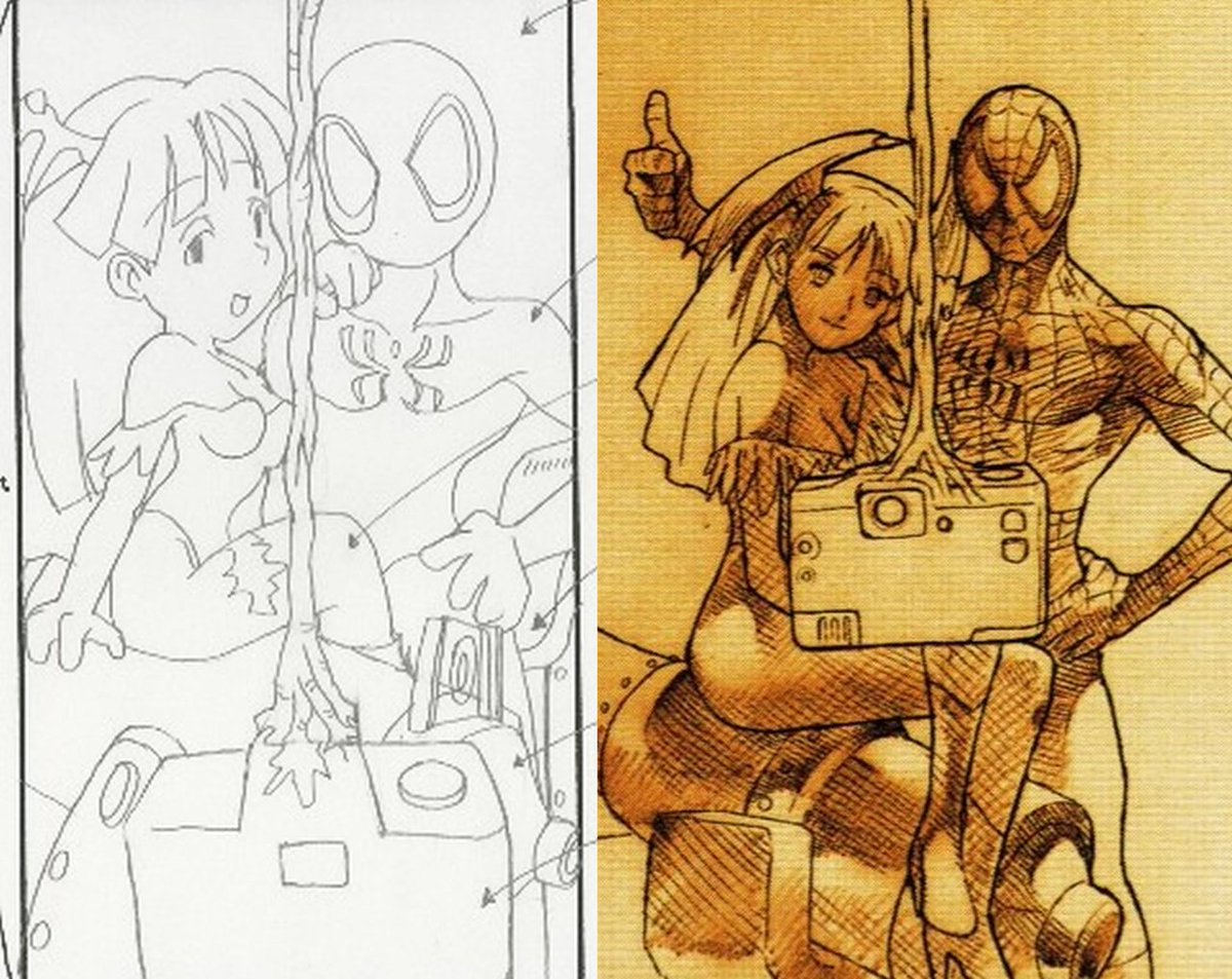 dougeki_'s tweet image. ラフ画→完成イラスト 👍📸
#MVC2 #MVCFC