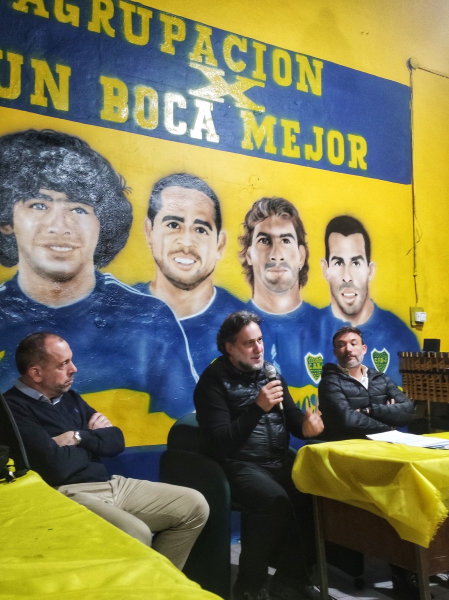 Desde <a href="/porunbocamejor/">Por un Boca Mejor</a> Estamos trabajando en la formación de los futuros dirigentes de nuestro club. <a href="/BocaJrsOficial/">Boca Juniors</a> 

Gracias Diego de León y <a href="/rdebritos/">Rodrigo</a> por brindarnos sus conocimientos y experiencias sobre la asamblea. 

El rol de la asamblea de #Bocajuniors

<a href="/juvenilxeneize/">Movimiento Juvenil Xeneize</a>