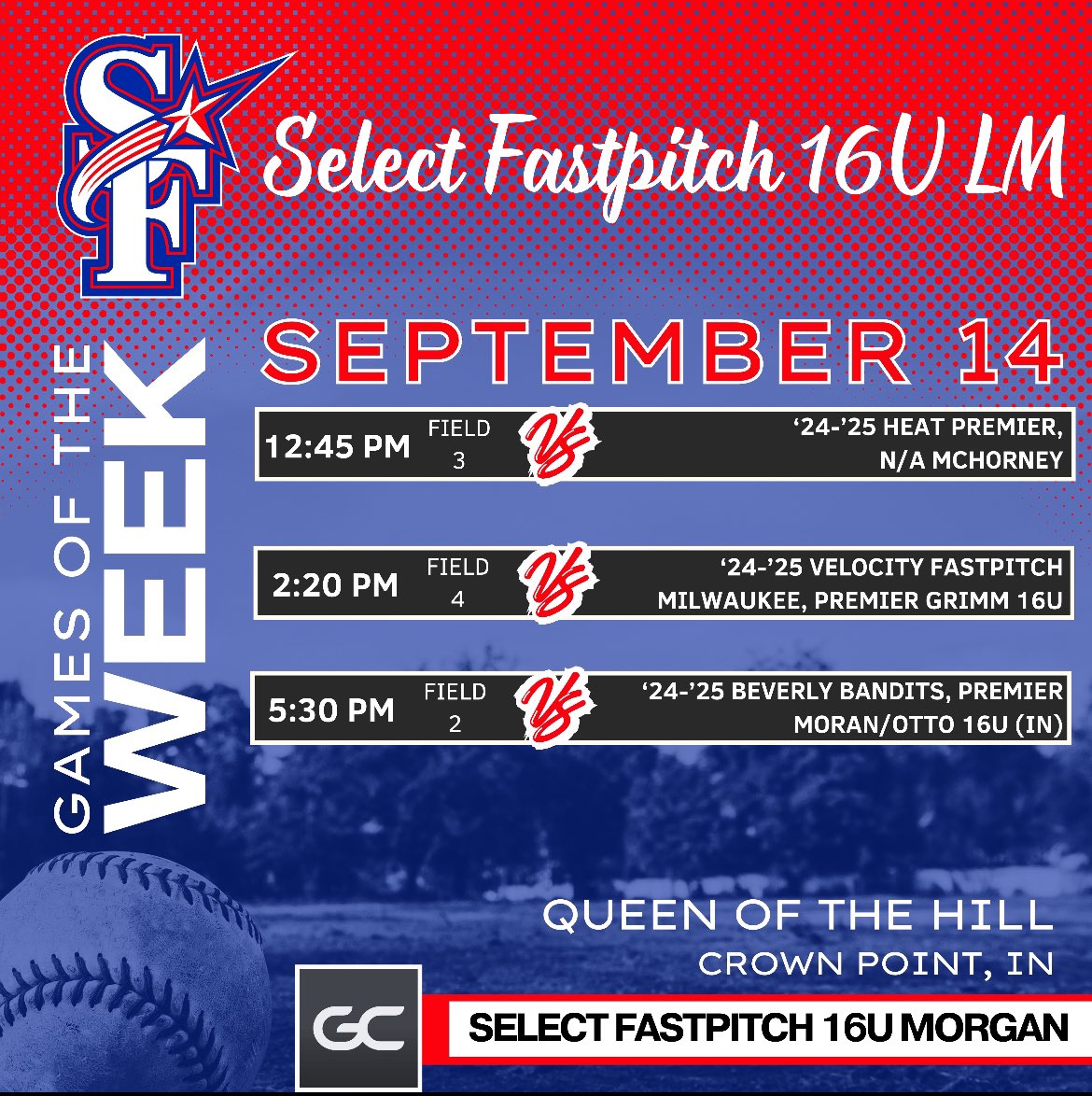 Come check us out!! <a href="/SelectFPMorgan/">Select Fastpitch 16u Morgan</a>