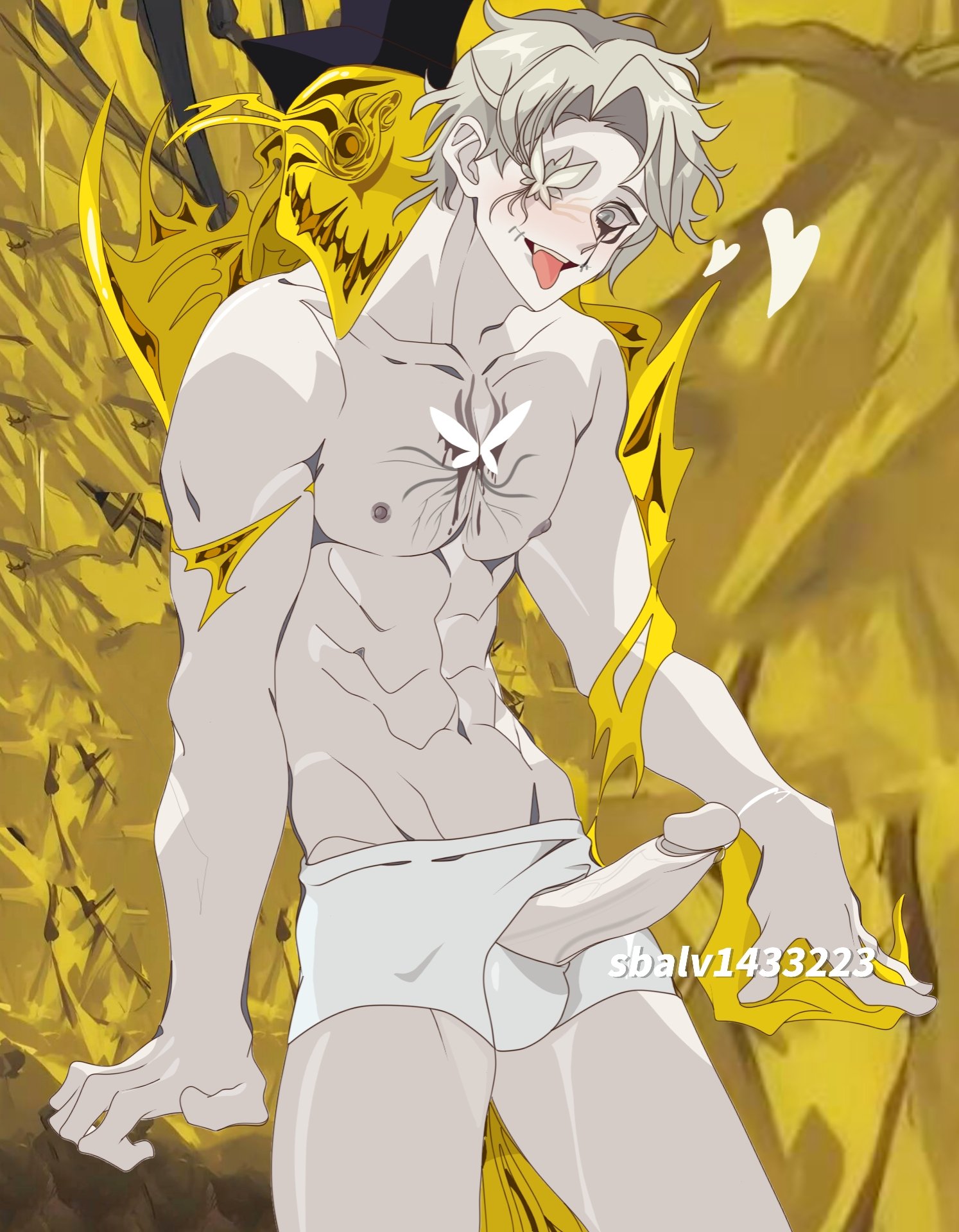 严玉捌陆on X: 好久没更了，画的第五人格的杰克和佣兵，选了自认为比较涩的两个皮肤画的