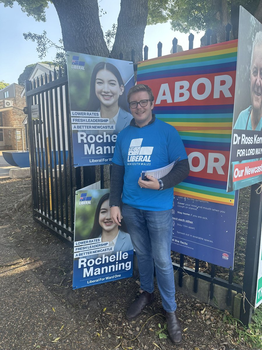 jamespeters_'s tweet photo. 🚨🚨BREAKING NEWS🚨🚨

Early exit polls are showing a STRONG swing towards to the liberals in Newcastle with @PullCal in a strong lead to be the next Lord Mayor of Newcastle and Rochelle Manning to win a spot in Ward 1.

#auspol #nswpol #liberal #newcastle #newcastlecouncil https://t.co/l6fKrv6eiC