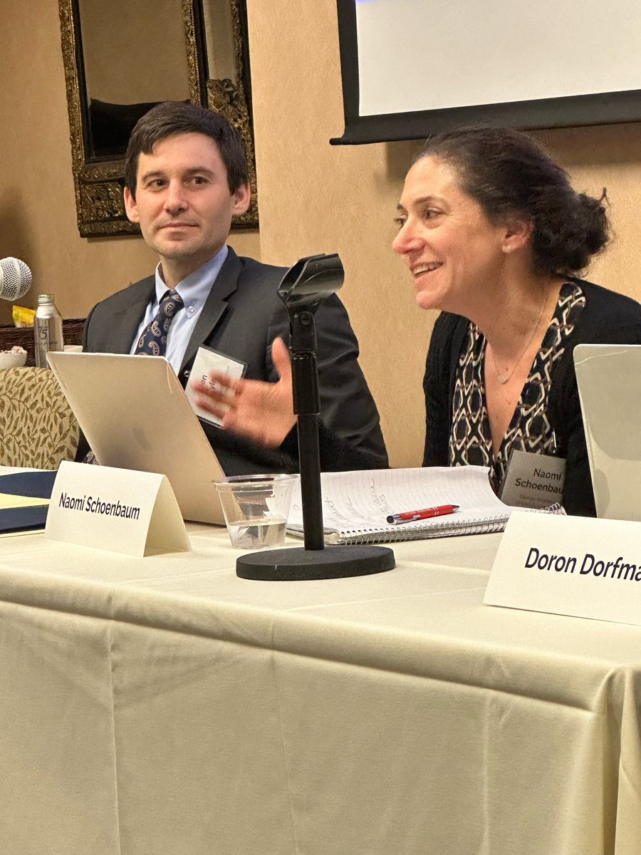 DorfmanDoron's tweet image. Enjoyed moderating a fantastic @COSELLWorkLaw panel on empirical approaches to study employment discrimination ft. new WIP by @nschoenbaum @BenDPyle &amp;amp; Heidi Liu of @gwlaw! Thank you for the photos, @ProfessorMLK 🙏