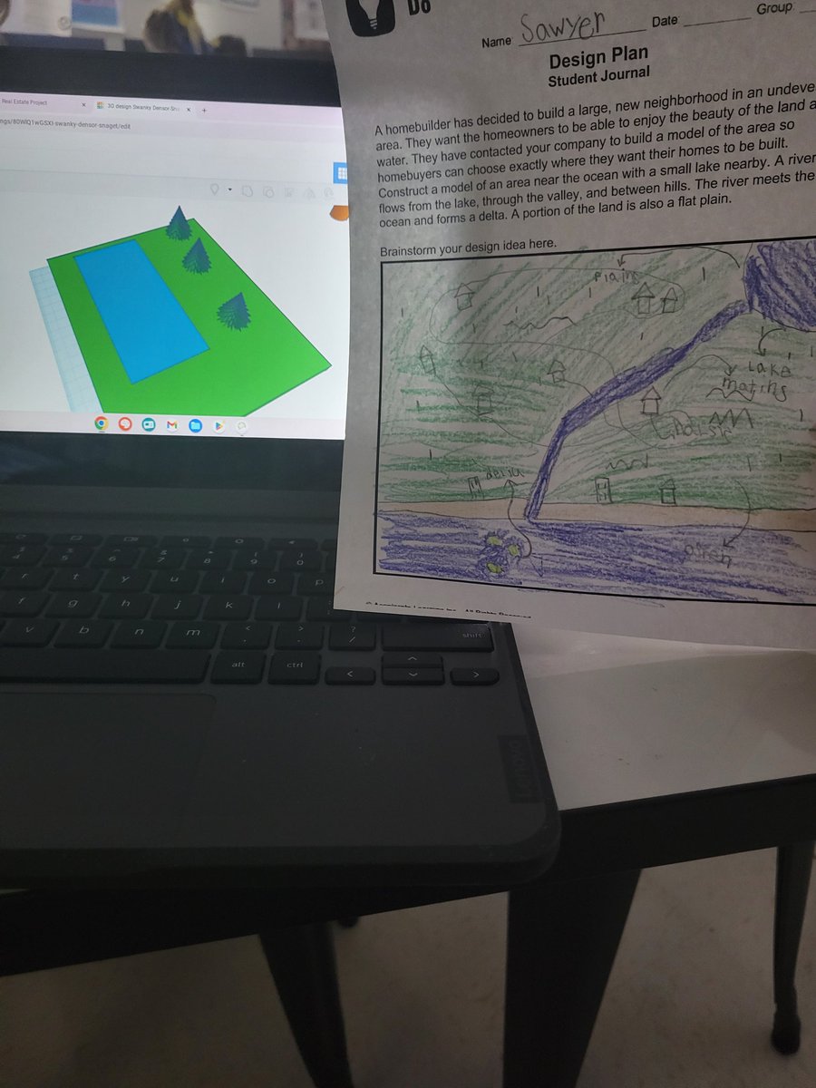 Llama_eLab's tweet image. Our second grade Developing Fabricators are working hard on digitizing their real estate design with @tinkercad
#VWeLabs
#TinkerCAD
