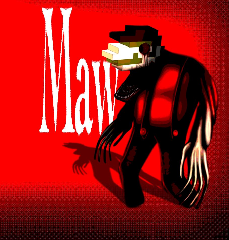 I made a Mario exe again :]
His name is Maw 
#marioexe #horrorbrew #exeoc