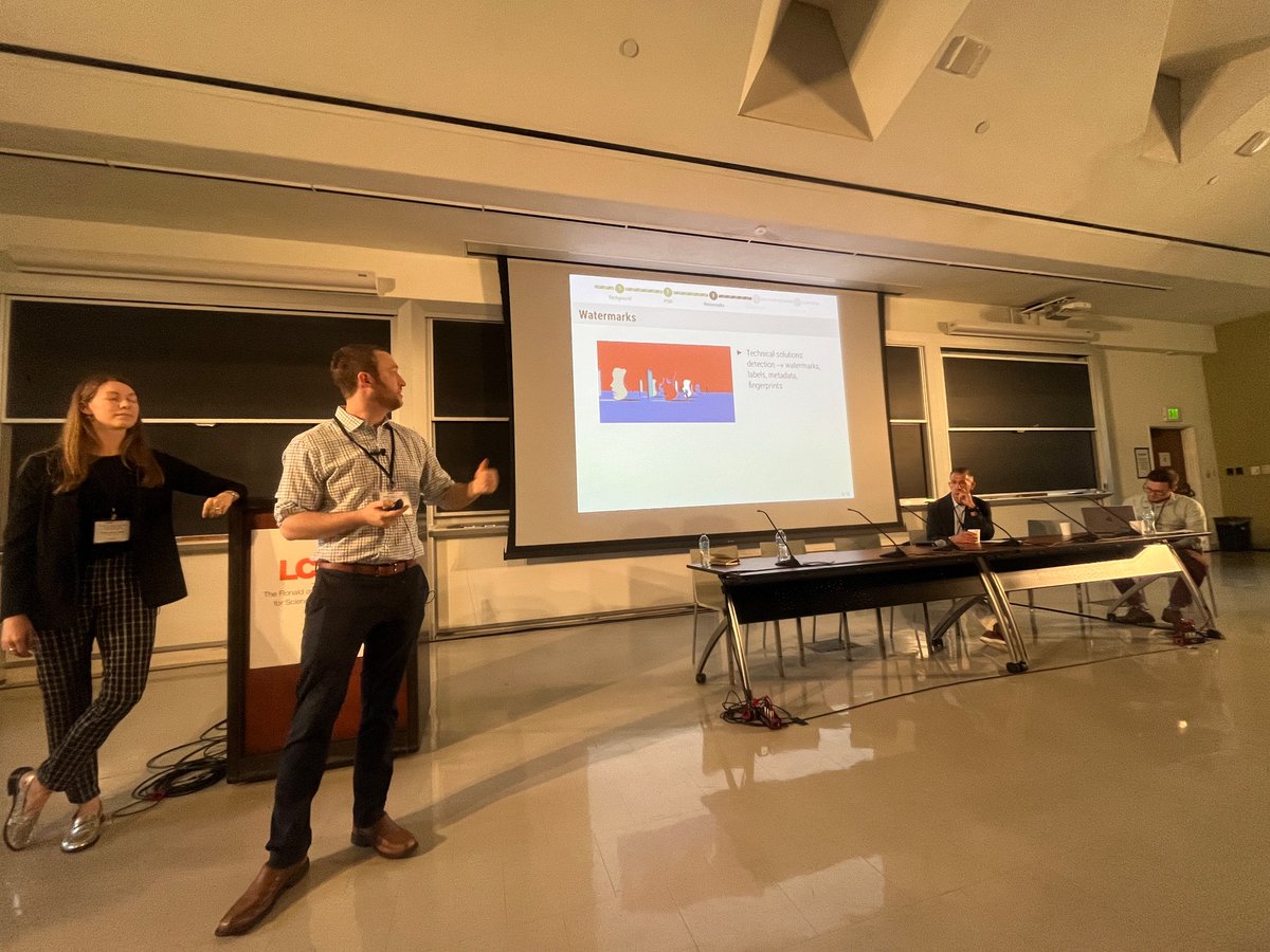 Beatrice Magistro (@beamagistro) on Twitter photo More interesting papers on politics & AI from <a href="/gonzalezrostani/">Valentina González Rostani</a> <a href="/nicolekwu/">Nicole Wu</a>, <a href="/StephenChaudoin/">Stephen Chaudoin</a>, <a href="/MorganWack/">Morgan Wack</a>, <a href="/Dan_Schiff/">Daniel Schiff</a>, <a href="/kaylynjackson/">Kaylyn Jackson Schiff</a>, <a href="/TobiasFTober/">Tobias F. Tober</a>, <a href="/daveholtz/">David Holtz</a> , Matthias Haslberger, <a href="/jasonanastas/">Ιάσων Αναστασόπουλος</a> #AIconference <a href="/Caltech/">Caltech</a> <a href="/CaltechLCSSP/">Caltech LCSSP</a> #Day1 More interesting papers on politics & AI from <a href="/gonzalezrostani/">Valentina González Rostani</a> <a href="/nicolekwu/">Nicole Wu</a>, <a href="/StephenChaudoin/">Stephen Chaudoin</a>, <a href="/MorganWack/">Morgan Wack</a>, <a href="/Dan_Schiff/">Daniel Schiff</a>, <a href="/kaylynjackson/">Kaylyn Jackson Schiff</a>, <a href="/TobiasFTober/">Tobias F. Tober</a>, <a href="/daveholtz/">David Holtz</a> , Matthias Haslberger, <a href="/jasonanastas/">Ιάσων Αναστασόπουλος</a> #AIconference <a href="/Caltech/">Caltech</a> <a href="/CaltechLCSSP/">Caltech LCSSP</a> #Day1