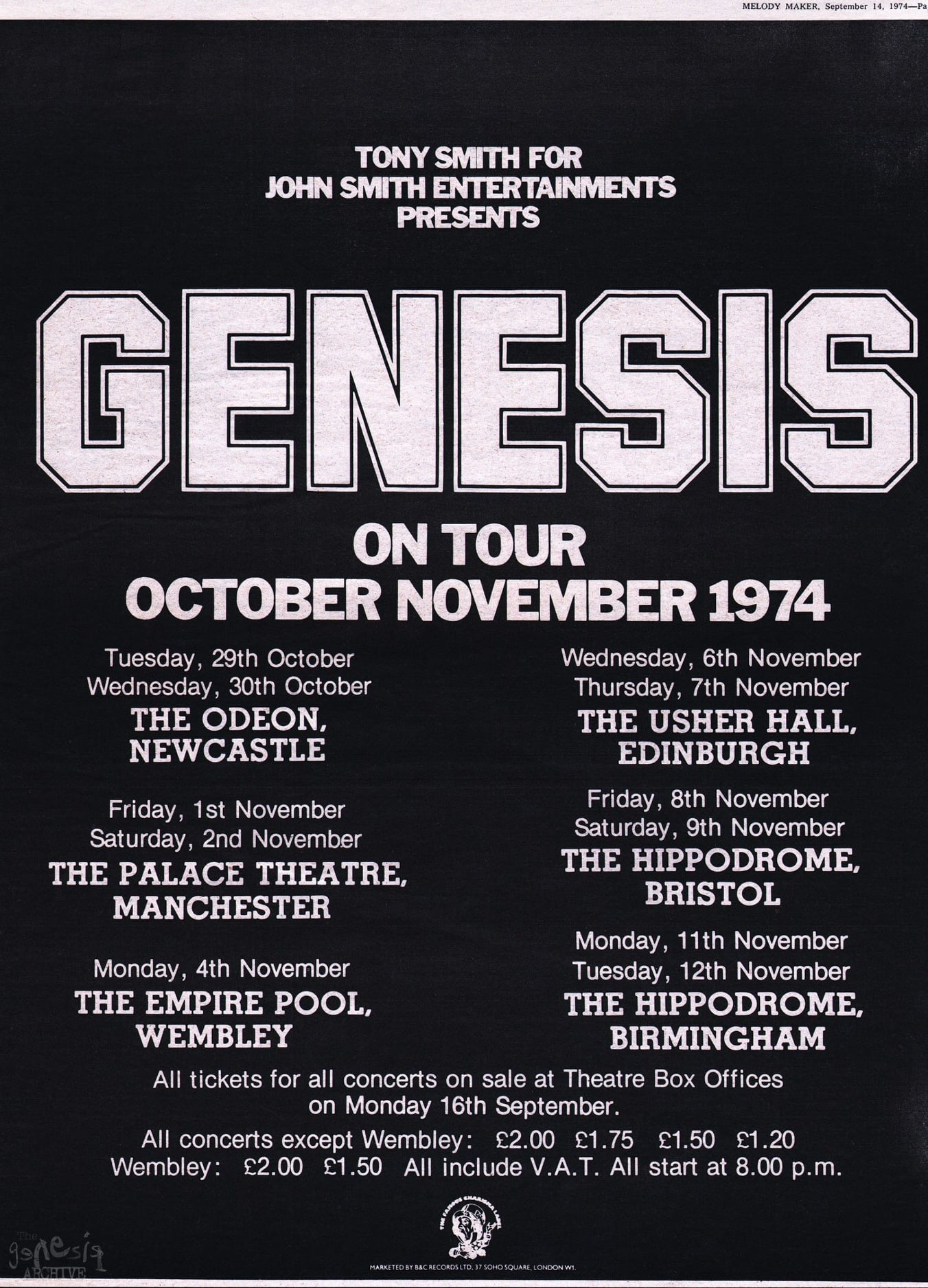 Joserael  on X: &ldquo;1/2) September 14, 1974. Melody Maker ad for 