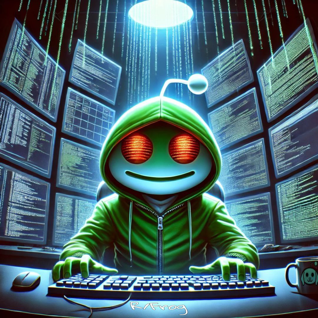 ByteAiWhale's tweet photo. @henokcrypto There will be signs for sure. #Riddit is inside the matrix cooking @Redditfrog_ $rFrog https://t.co/URvyA26hJ1