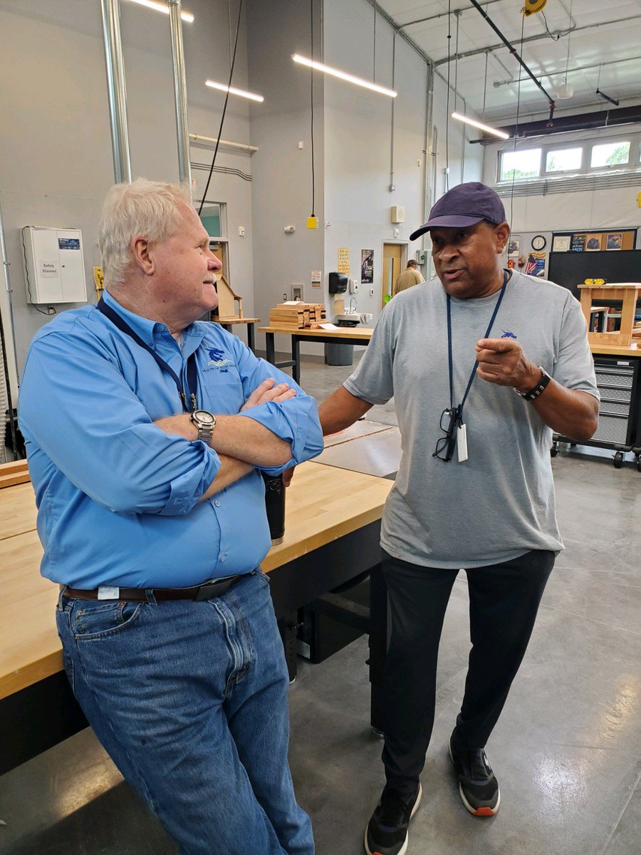 Thankful to all the great brains that created our new construction space! Kim Gordon, Greg Uhl, Marie Samek, Doug Sherwood, <a href="/NewHanoverCoSch/">New Hanover County Schools</a> , CBHF, Salt Air, etc, etc. Also most grateful to <a href="/RepTedDavisJr/">Rep. Ted Davis, Jr.</a> for helping secure the funding that will benefit our community for years!