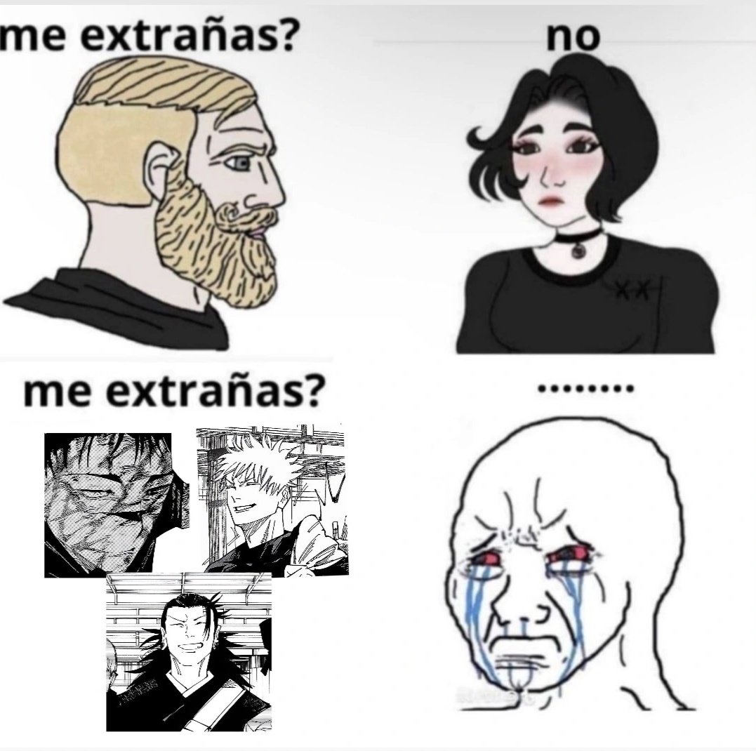 Soy este, todos los días les lloro