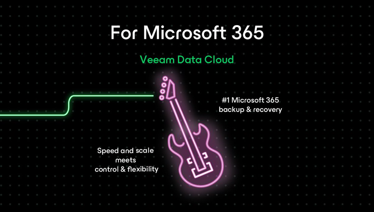 Veeam_APAC's tweet image. 🎸 Are you a #Microsoft365 bassist or an #Azure guitar virtuoso? 

Whatever your preferred instrument, #VeeamDataCloud has the right solution to protect your data.

#BaaS #DataSecurity #DataProtection