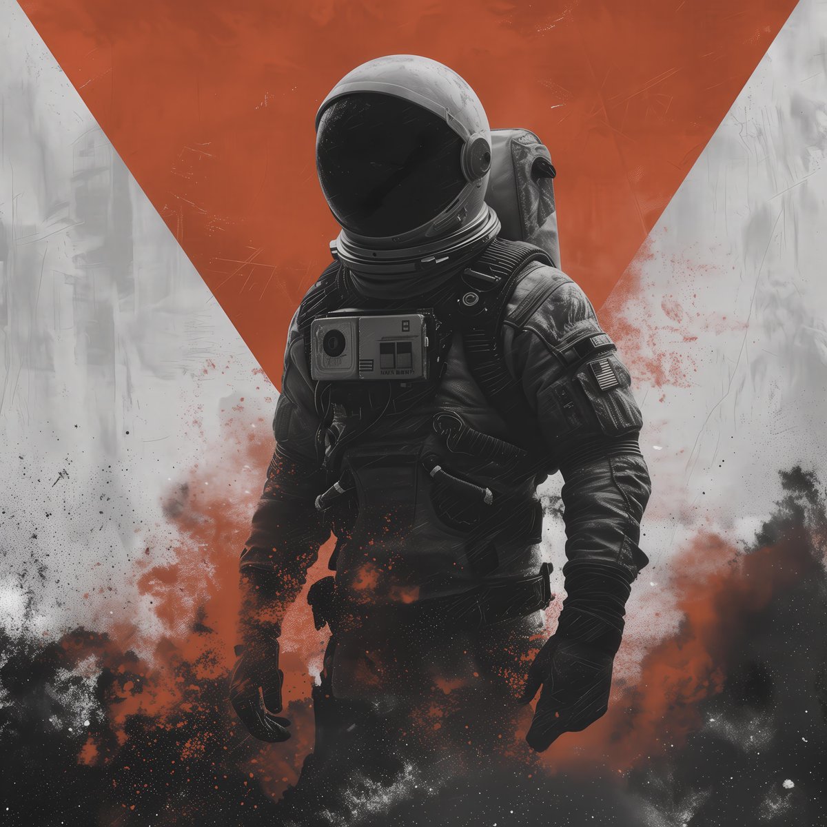 FBD_Agency's tweet image. Title: "Astronaut Within the Red Triangle"

#astronaut #redtriangle #modernart #spaceexploration
