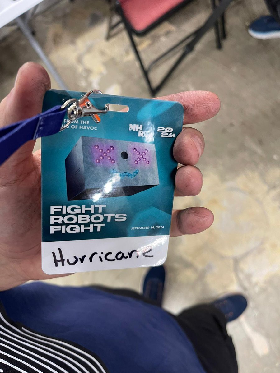 Monsoon - BattleBots (@monsoonrobot) on Twitter photo ✅ Safety checks, weigh in and interview all done for <a href="/NationalHavoc/">NHRL - Robot Fighting League</a> tomorrow!
📸 A big shout out to <a href="/jcrbphoto/">Jon Bennett</a> for a great shot of Hurricane 🌀
#NHRL #robotcombat #robotcombatics ✅ Safety checks, weigh in and interview all done for <a href="/NationalHavoc/">NHRL - Robot Fighting League</a> tomorrow!
📸 A big shout out to <a href="/jcrbphoto/">Jon Bennett</a> for a great shot of Hurricane 🌀
#NHRL #robotcombat #robotcombatics