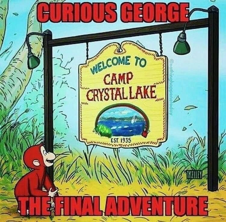 Don't waste your time monkeying around 🐒 #CampCrystalLakeSurvivalTips