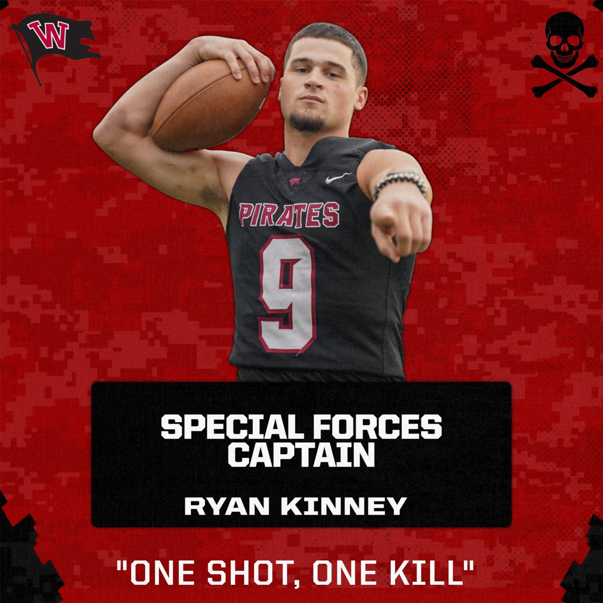 WhitworthFB's tweet photo. Week #2 Special Forces Game Captain! https://t.co/5V9odu1L5D