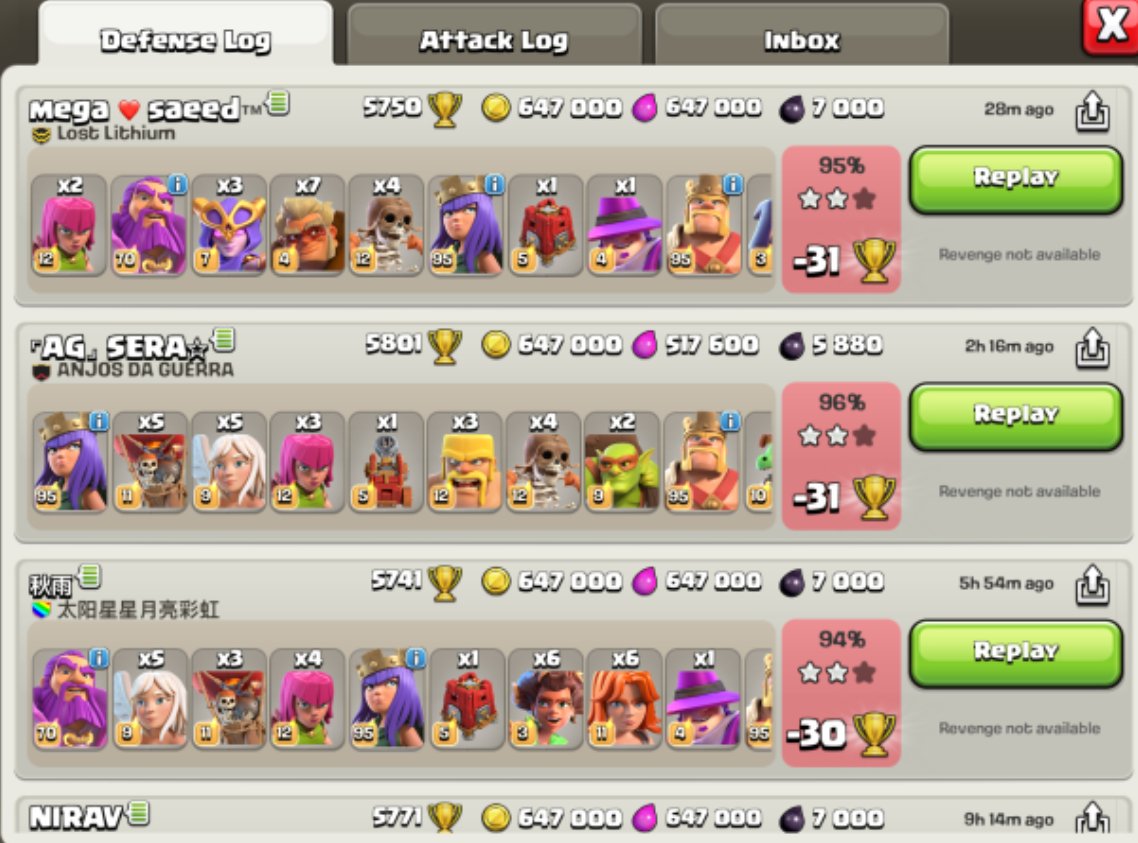 Xiao_0Mei's tweet image. TH16 Anti Fireball&amp;amp;Witch base！！！💀😱
BaseNum013              Price: $2.82           paypal
#ClashOfClans #legendbase #legendleague