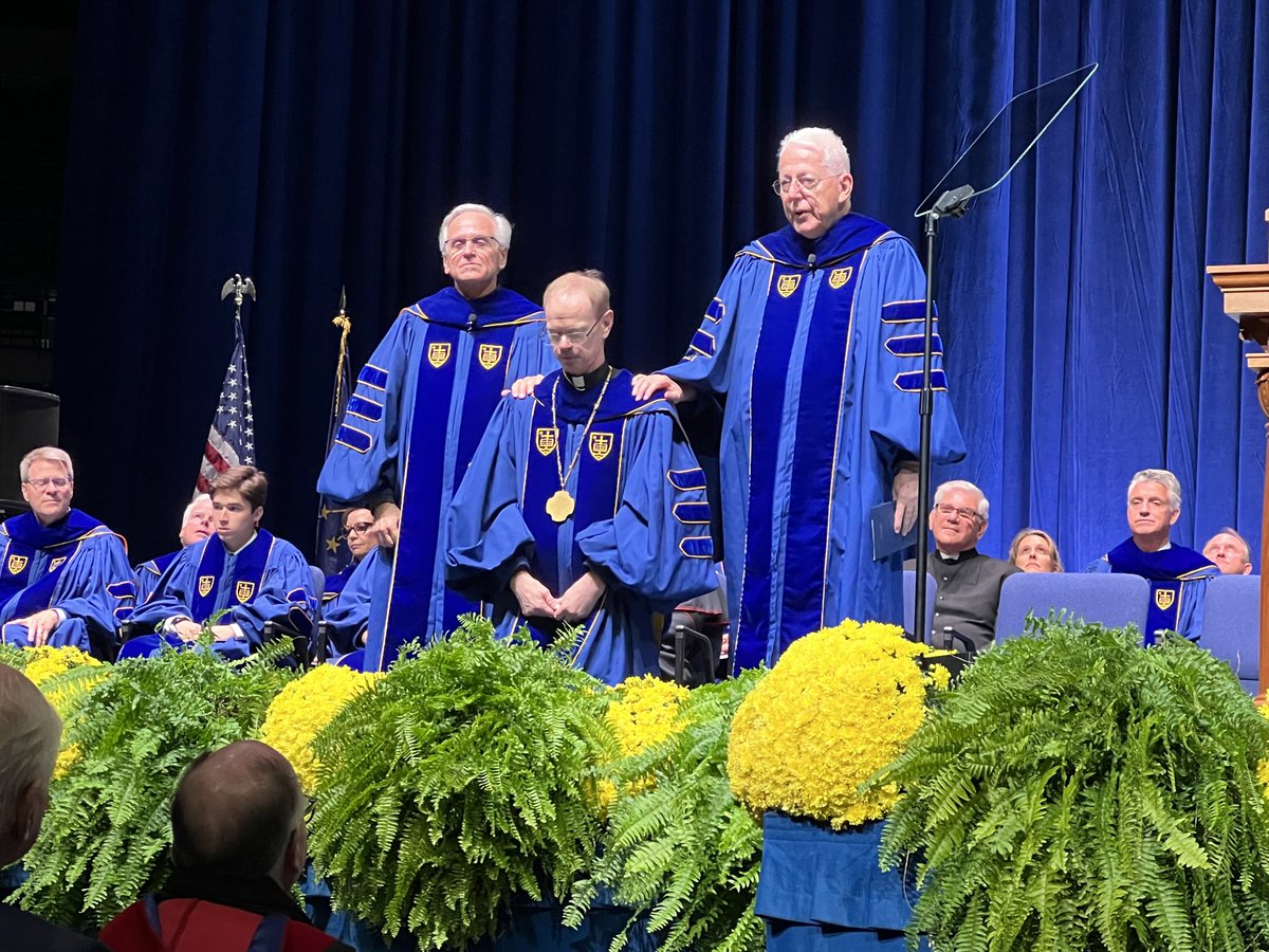 Schafer Lab (@ztslab) on Twitter photo Celebrated Father Bob’s inauguration as the 18th president of <a href="/NotreDame/">University of Notre Dame</a> with colleagues/friends in <a href="/NDBios/">Notre Dame Biology</a> @NDScience. Excited for the future under his leadership! Celebrated Father Bob’s inauguration as the 18th president of <a href="/NotreDame/">University of Notre Dame</a> with colleagues/friends in <a href="/NDBios/">Notre Dame Biology</a> @NDScience. Excited for the future under his leadership!