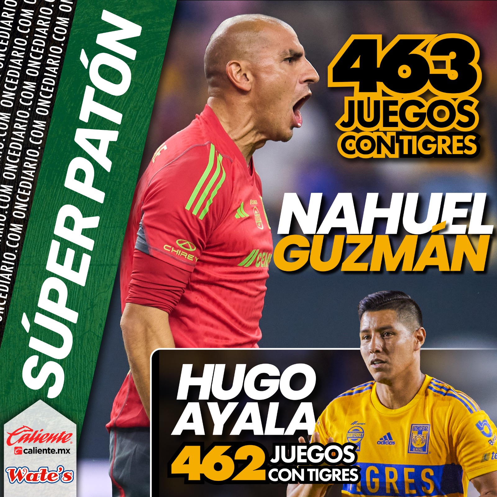Los números de Nahuel Guzmán con Tigres