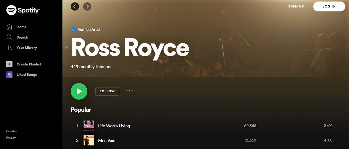 rossroyce's tweet photo. ROSS ROYCE music out on SPOTIFY and all digital music outlets Worldwide , thanks for your support!! #rossroyce #TrendingMusic #Spotify  #nowmusic #wecanwin #lifeworthliving😀 🎶 📻 🎧 https://t.co/LGbqJ3Nqtf https://t.co/QOQ6tX8Mkd