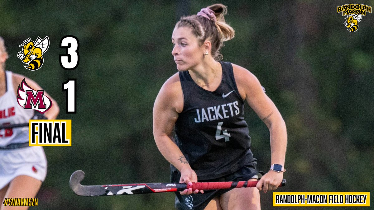 Three Jackets Score in Friday Night Win over Meredith

📰: rmcathletics.com/news/2024/9/13…

#SwarmSzn <a href="/rmcfh/">Randolph-Macon College Field Hockey</a> #tfss