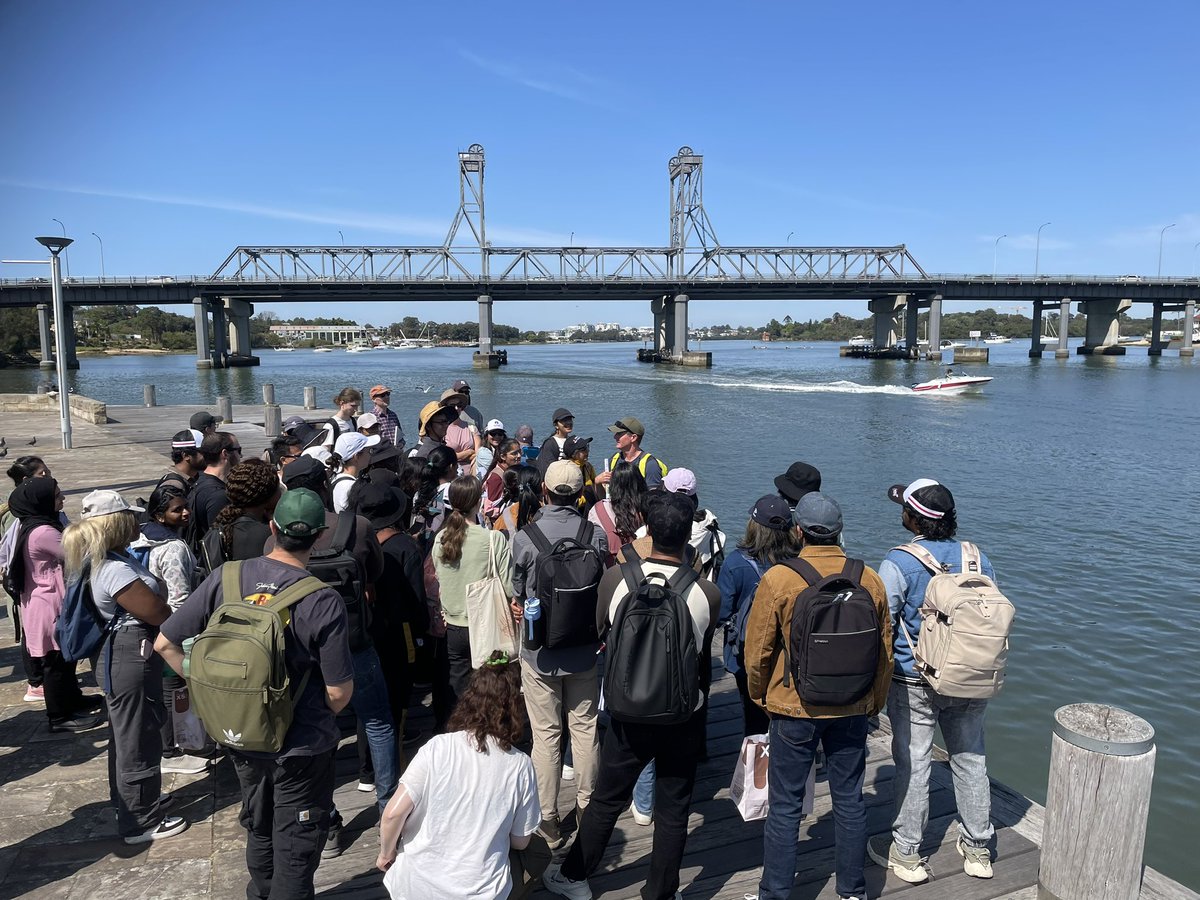 Today we’re considering swim activation along the Parramatta River. How to balance the industrial legacy and urbanization in Sydney Harbour with recreational enjoyment of the waterway. #environmentalplanning <a href="/fse101MQ/">FSE 101</a> <a href="/mqnatsci/">Macquarie University School of Natural Sciences</a>