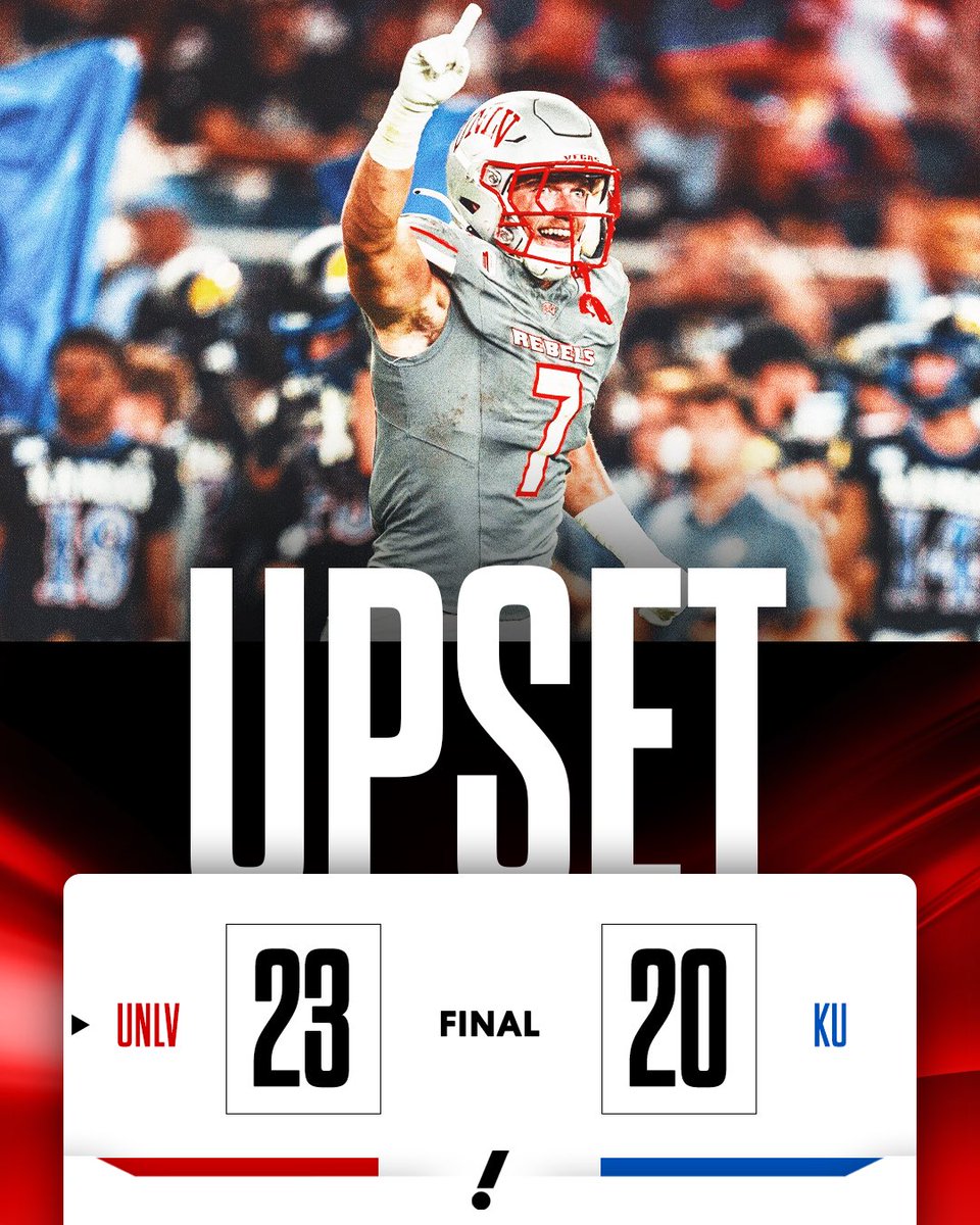 UNLV moves to 3-0 after their win over Kansas 👀