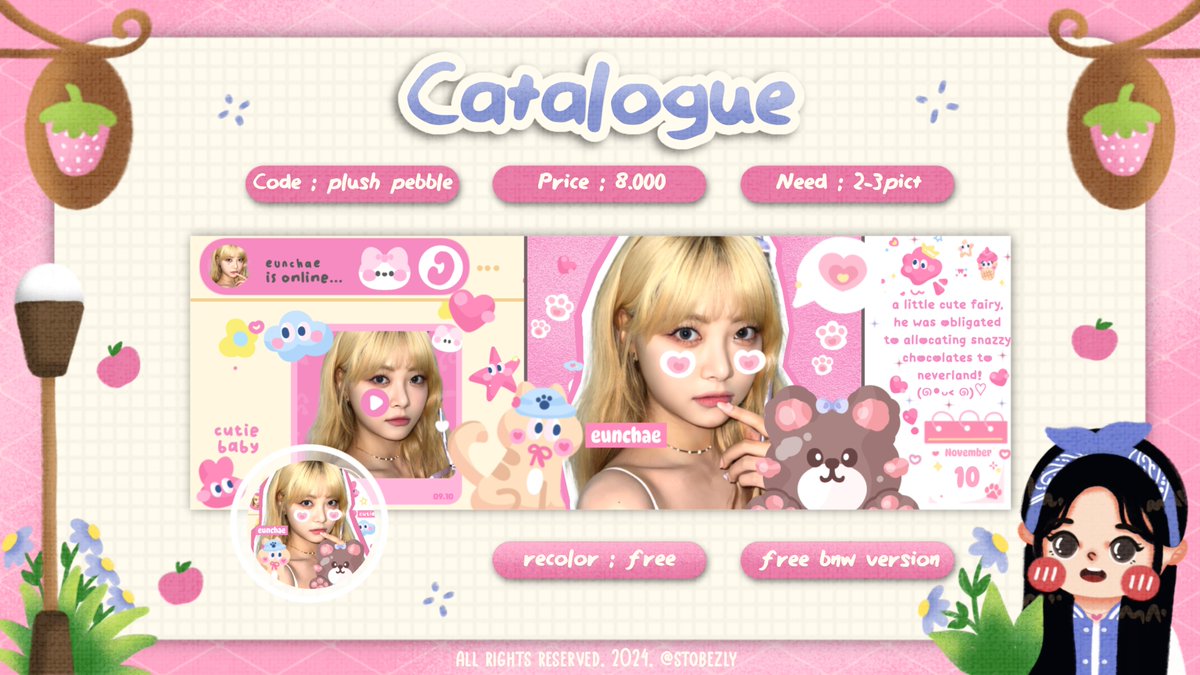 LlovelyyB's tweet photo. ㅤㅤ
ㅤ
ㅤㅤㅤㅤ  ʚ code : plush pebbleㅤㅤㅤ
ㅤㅤㅤㅤ  ʚ form : https://t.co/AUwWXPc7VU

ㅤㅤㅤㅤㅤㅤㅤㅤㅤ��ㅤㅤㅤ https://t.co/1YVRDGyCjj