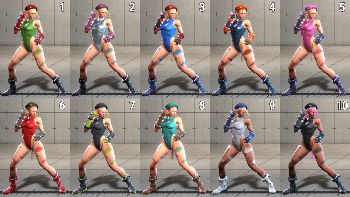 TheJiggeh's tweet photo. Been poking around a bit with SF6 modding again, finally updating some of my colour mods that broke with a game update months ago. Happy to announce that all my published mods are updated and working again! Here's my colours for the great SSF2 Cammy mod by @ZabZarock
link below👇 https://t.co/VvYGFPcPCQ