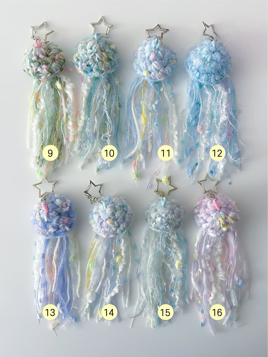 ₊⁺⊹ 🪼 ₊⁺⊹
#rt이벤트

둥실둥실 뜨개 해파리 키링
9월 통판을 오픈합니다!

리트윗 추첨을 통하여 한 분께
해파리 키링을 보내드릴게요🩵 

🫧 구매 링크: witchform.com/deposit_form.p…