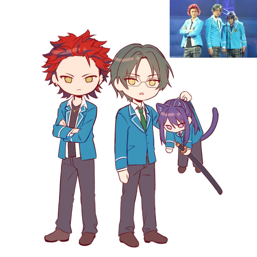Ahiikaru_'s tweet photo. 😾

#紅月 #あんスタFA https://t.co/6Kbl8swPN0