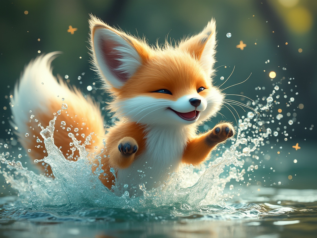 dainiusex7's tweet image. QT your Foxy art
"Splashes of Joy: A Fox's Water Dance"
#HappyFox #WaterFun #AIart #AIArtwork