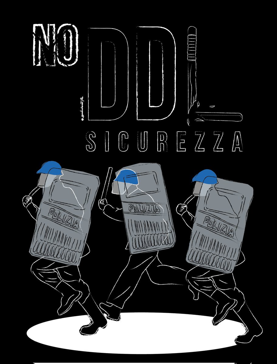 Il DDL 1660 è l’ennesima prova di un governo che sa solo rispondere con repressione e carcere. Si criminalizza il dissenso, si soffocano le proteste e si ignora chi vive in condizioni di marginalità. Più pene, meno diritti: il vero volto dell'estrema destra. #NoDDLSicurezza