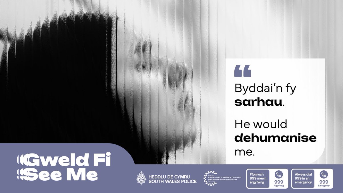 “See Me shares stories to raise awareness and encourage everyone to stand against all forms of abuse, and hold perpetrators accountable so that we can ensure we have a society where women and girls are safe.”

Find out more at:
south-wales.police.uk/police-forces/…