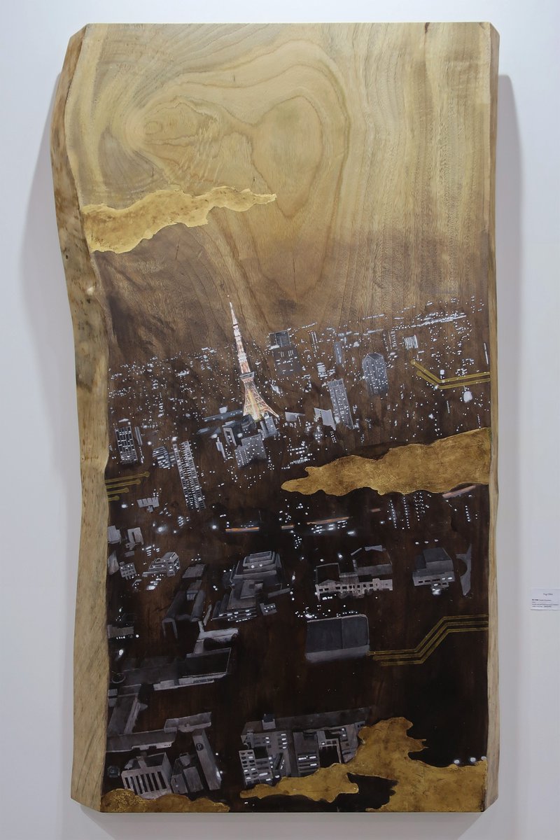 take_all_a's tweet photo. 「ART FAIR ASIA FUKUOKA 2024」から
1枚目：柴田七美《無題》
2枚目：ネイネイ《キャッチ！》
3枚目：橘川裕輔《Fog-DNA》
4枚目：戸賀﨑珠穂《170101-3》
#AFAF2024 #FaNWeek https://t.co/xJydOz4t5v