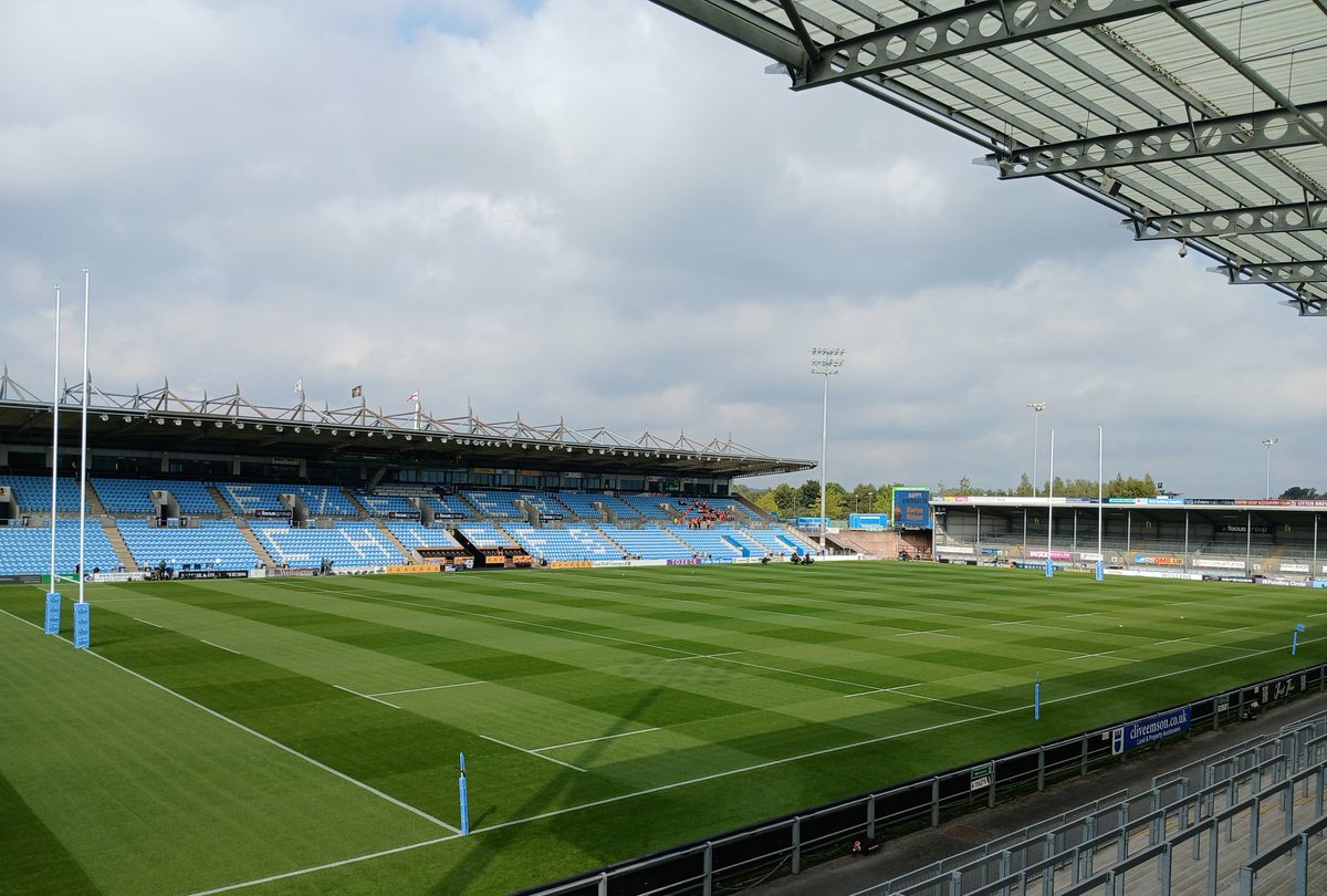 Pitch ready for the 1st <a href="/premrugby/">PREM Rugby</a> game of the season vs <a href="/LeicesterTigers/">Leicester Tigers</a> 

<a href="/ExeterChiefs/">Exeter Chiefs</a> 
<a href="/EnglandRugby/">England Rugby</a> 
<a href="/swsportsnews/">South West Sports News</a> <a href="/rugbyontnt/">Rugby on TNT Sports</a>