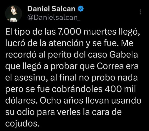 arseniop99's tweet photo. #arduinotomasi se burló del gobierno publicando una mentira y @DanielNoboaOk la canalla mediática y sus seguidores se lo creyeron y pidió investigar. @Danielsalcan_ confirme @MashiRafael https://t.co/3o5ZjVOvnh