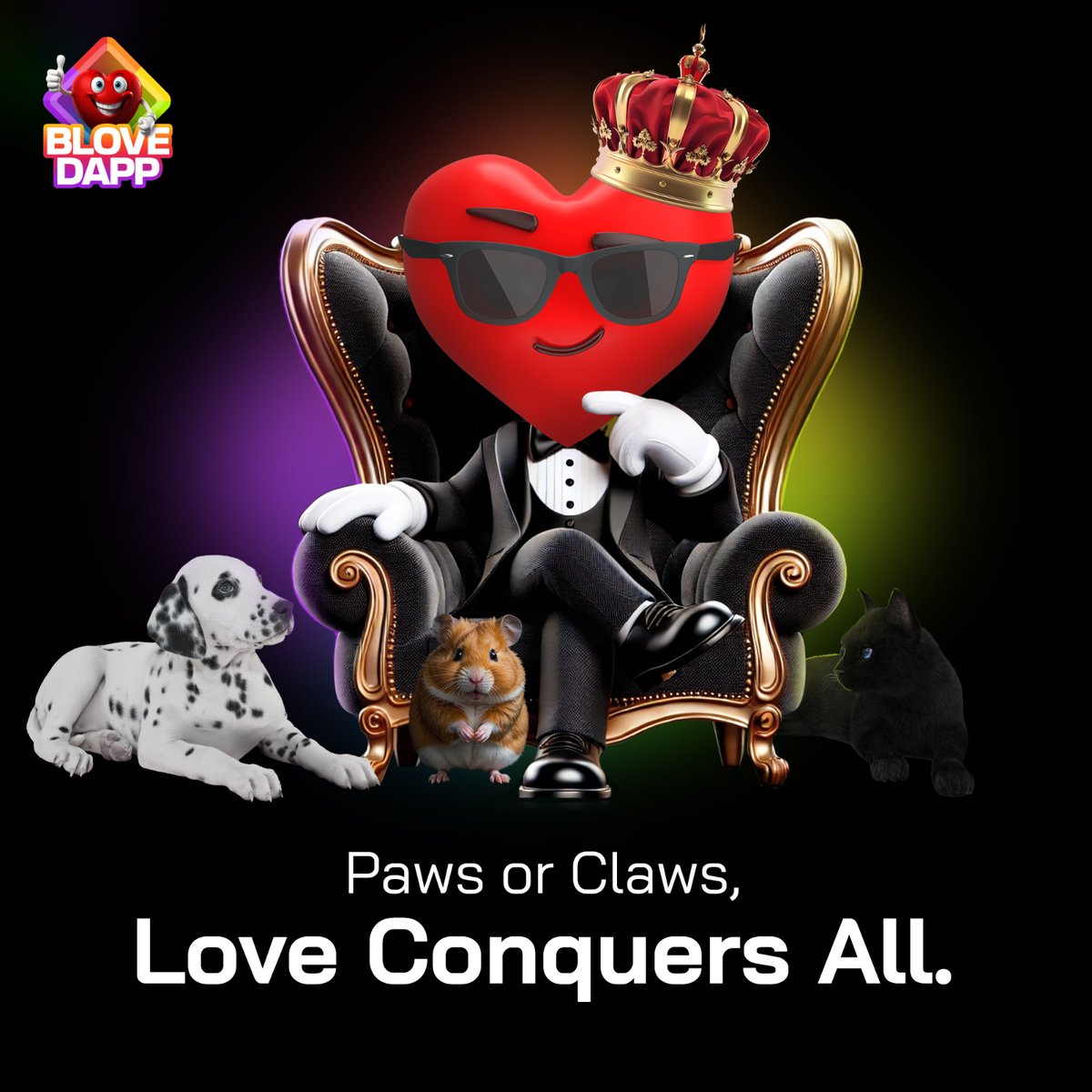 BLove DApp tweet media