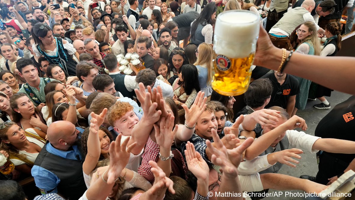 Munich's mayor has officially launched the two-week-long Oktoberfest by inserting a tap into the first keg. As soon as the entrances opened, visitors rushed to grab their spots in beer tents. This year organizers have installed metal detectors for the first time at the event.