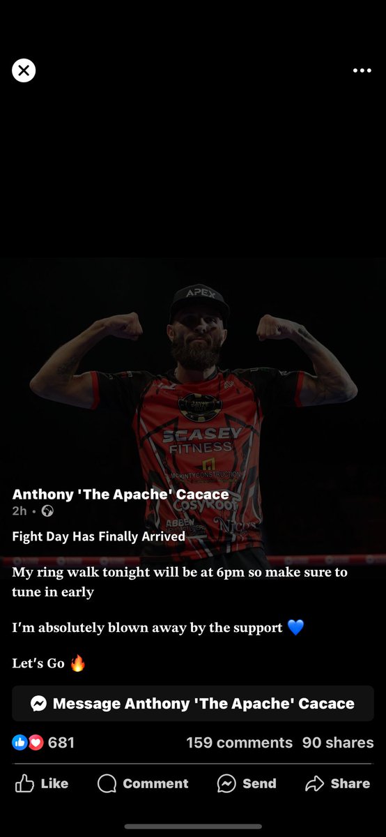 <a href="/AntoC6/">🇮🇪 Anto Cacace 🇮🇹</a> Anyone else that has headed over or watching on TV, his ring walk will be at 6. Please RT