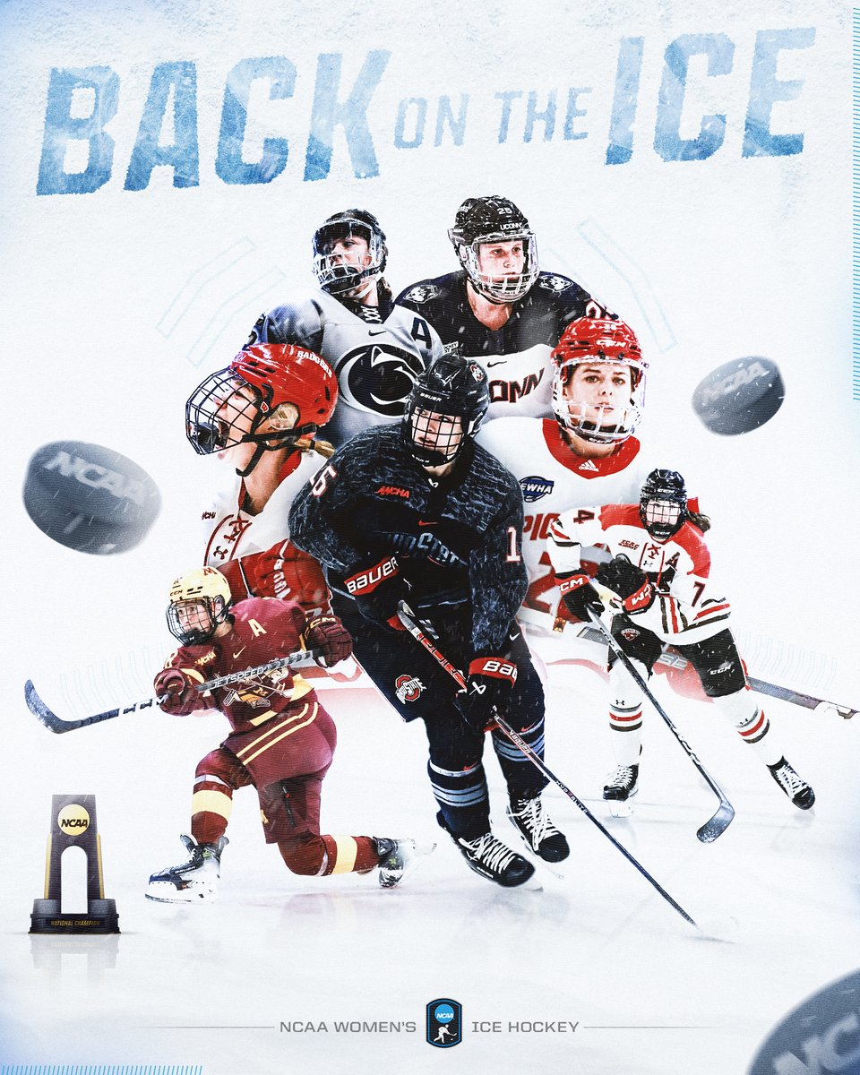 NCAAIceHockey's tweet image. Let's get it started 🏒🥶

#NCAAHockey