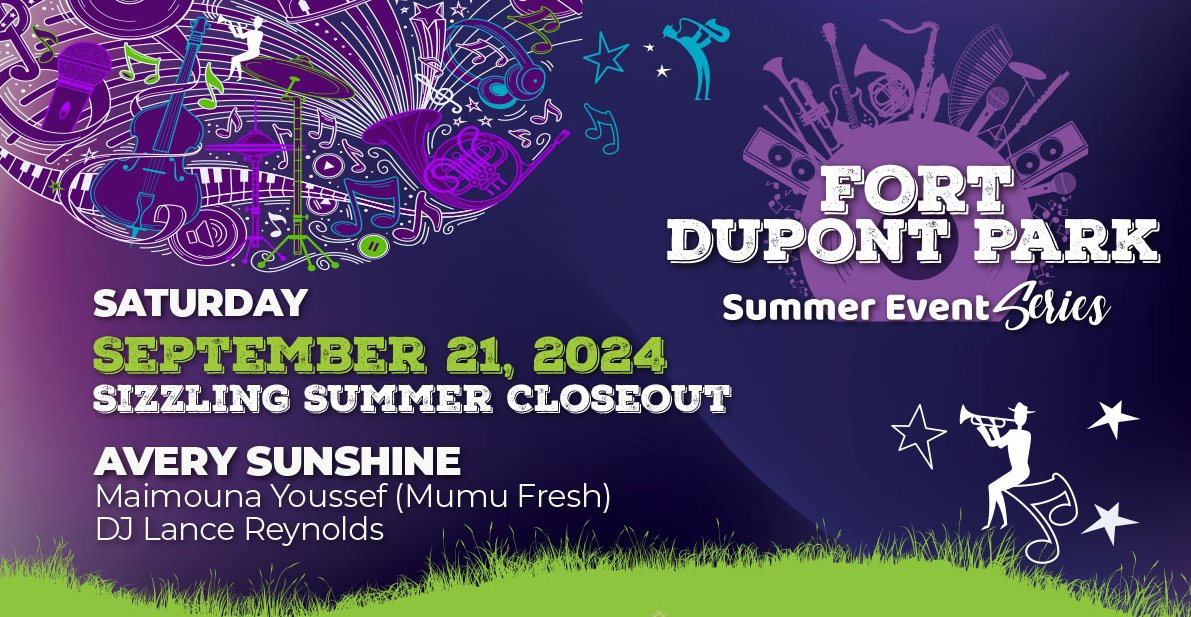 Fort Dupont Park Summer Event Series tweet media