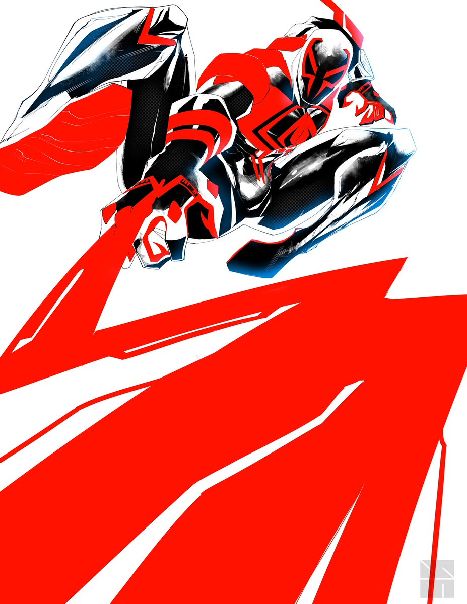 Duckman_1337's tweet image. Been a while since I drew this man 
Shoutout to Anka and Devmalya for inspiring this piece
#MiguelOHara #spiderman2099