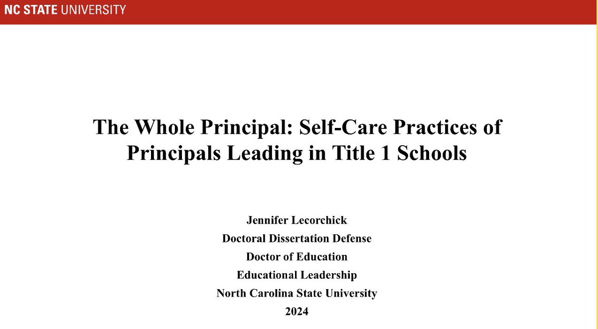 A few weeks ago, I successfully defended my dissertation on the topic that I am passionate about! <a href="/NCStateCED/">NC State College of Education</a> ❤️😍