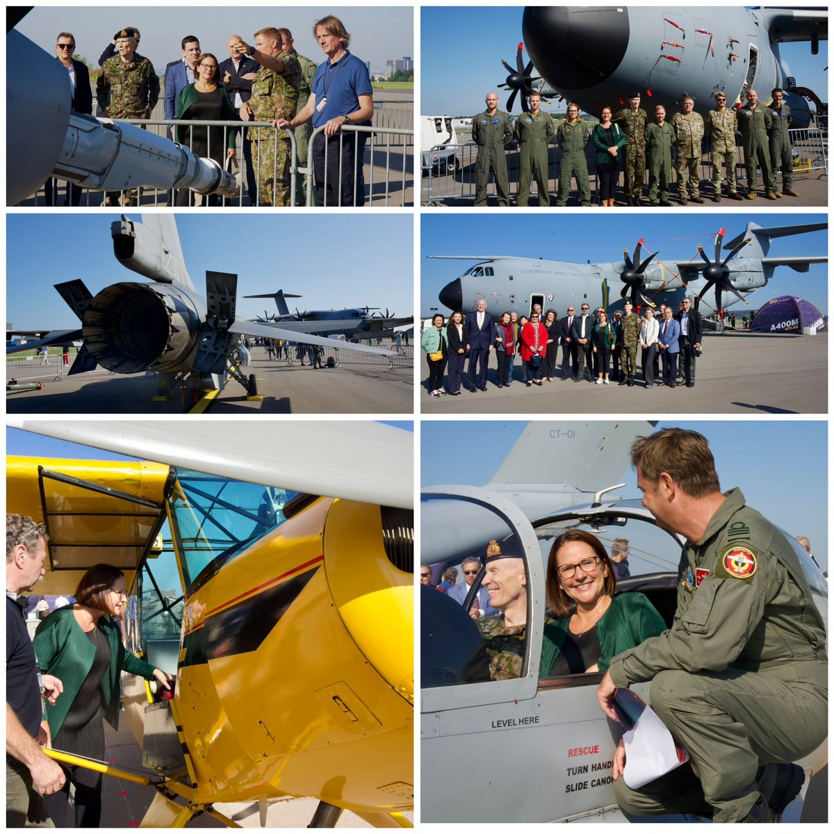 Yuriko_Backes's tweet photo. Luxembourg Defence #OpenAirDays ✈️‼️
This weekend, @Defense_lu and @ArmyLuxembourg let you discover Luxembourg's air component at Luxembourg-Findel Airport. Thank you to all our partners and the 6.000 visitors! https://t.co/r7ilEAekiu