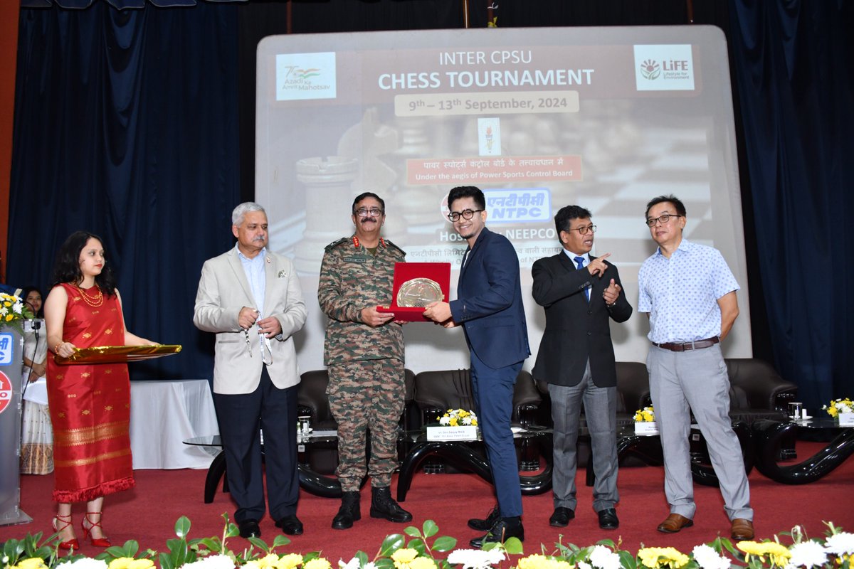 GridIndia1's tweet image. &quot;Success is the result of consistent effort and unwavering focus.&quot; We join hands to applaud for Sh. Sourav Biswas, Manager at ERLDC, GRID-INDIA, as he once again emerged as the champion in the Men’s Individual Section of the 30th Inter-CPSU Chess Tournament. 
 #ChessMaster