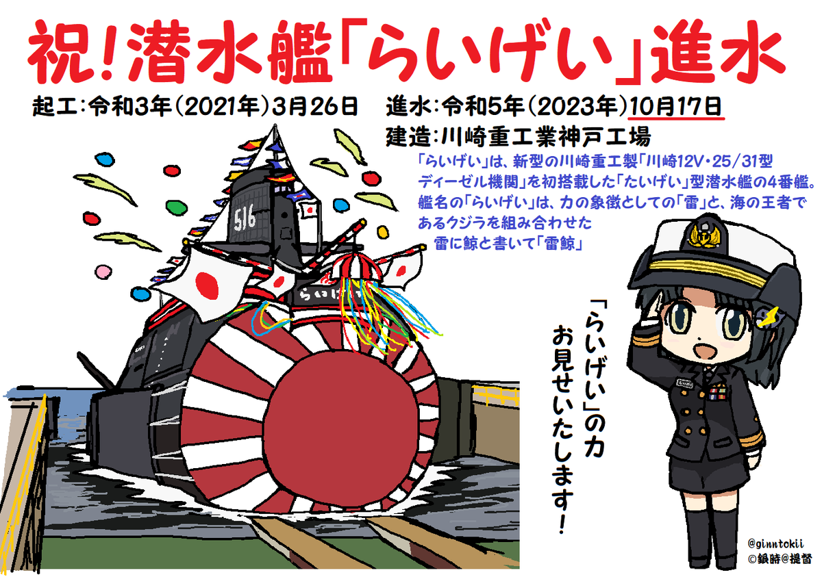 #見た人も何か無言で潜水艦をあげる 