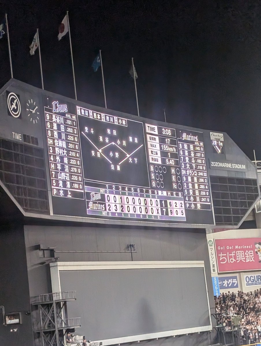 soramame317's tweet photo. 現地まけほー😭
今シーズンはビジター現地全敗でした‼️
vs日本ハム エスコンF 1敗
vs楽天 楽天モバイルパーク宮城 2敗
vsロッテ ZOZOマリン2敗
来シーズンはビジターで勝ちた〜い☺
#seib https://t.co/uQlJuRPw4e